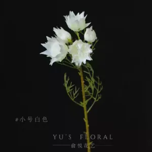 Artificial flowers, bridal flowers, beauty under the moon, gentle colors, home decorations, florist flower arrangement, landscaping - small white