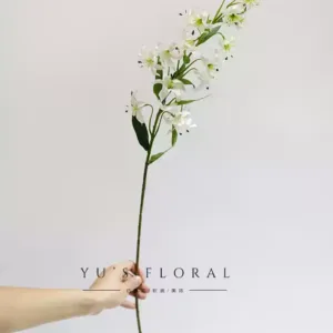 Simulated Flowers, Lily Lily, Floral Landscaping, Home Decoration, Space Display, Photography Props, Autumn Color Series - White