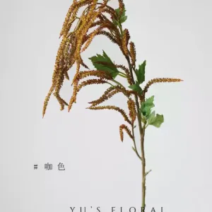 Artificial flowers, spiny amaranth, pendant, flower arrangement by florists, soft furnishings, photography props - coffee color