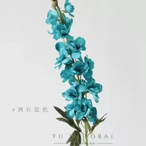 Simulated flower Da Feiyan home decoration retro series photography props floral landscaping foreign trade single floral ornaments - water stream blue
