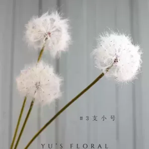 Artificial Flower Dandelion Spherical Slight Hair Loss What Do You Mind Photographing Floral Landscaping Home Decoration Photography - Three trumpets, diameter 13cm