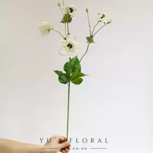 Artificial flowers, butterfly peonies, floral landscaping, decorative flowers, single artificial flowers, space display, photography props - White