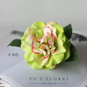 Artificial flowers, short roses, single artificial flowers, florists, flower arrangements, home decoration, custom flower arrangements, props - green