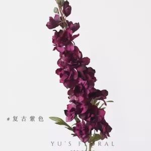 Simulated flower Da Feiyan home decoration retro series photography props floral landscaping foreign trade single floral ornaments - vintage purple