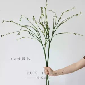 Simulated leaves, willow branches, green branches, floral landscaping, soft furnishings, new Chinese style Chinese style decorative photography props - 2 green branches