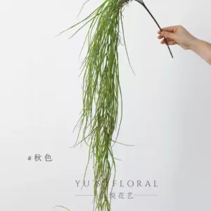 Simulated bamboo grass floral landscaping, aquatic plants, green plants, space soft furnishings, photography props, niche grass planting - Autumn colors