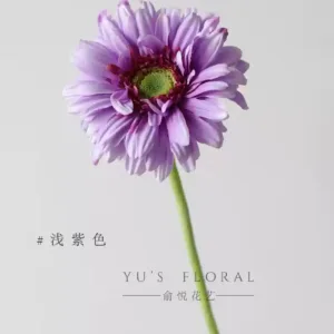 Simulated Flower Fulang Sunflower Africa Home Decoration Photography Props Soft Decoration Display Foreign Trade Excess Goods - light purple