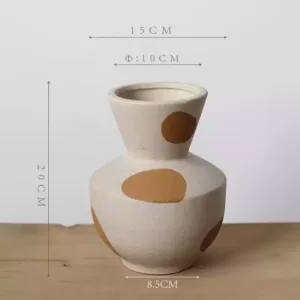 Artificial flowers, black seeds, small flowers, single artificial flowers, blue home flowers, wild style lawn decoration, soft furnishings - stoneware vase