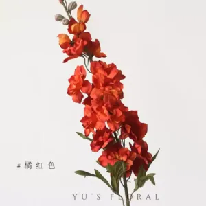 Simulated flower Da Feiyan home decoration retro series photography props floral landscaping foreign trade single floral ornaments - orange red