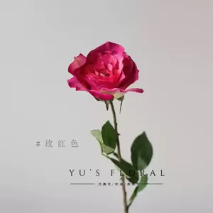 Artificial flowers, vanilla ice cream roses, home decoration, floral landscaping, space display, photography props - rose red