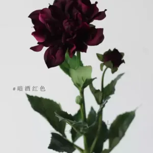 Simulated flower garden Xiaoli Xiaoli flower purple red French pastoral style fairy home bottle plug foreign trade single goods - dark burgundy