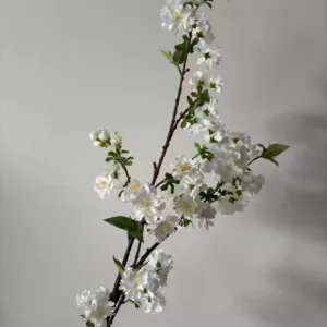 Simulated flower cherry blossom light pink early spring home soft decoration floral landscaping single artificial flower photography props atmosphere - White