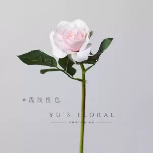 Artificial flowers small rose buds home decoration light pink fresh spring home decoration photography props - light pink