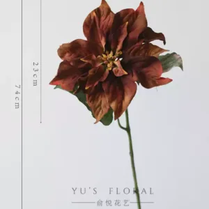 Some lonely high-quality flowers are sold at low prices and are by no means defective. The quantity is small and sold out. There will be no continuous updates... - Christmas Flower-Dark Brown