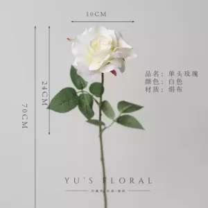 Some lonely high-quality flowers are sold at low prices and are by no means defective. The quantity is small and sold out. There will be no continuous updates... - Single-headed rose-white