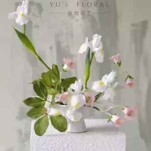 Simulated flower iris flower high imitation with real feel and moisturizing soft decoration fake flower wedding layout photography props and decorations - Material package is not a finished product, only flower materials