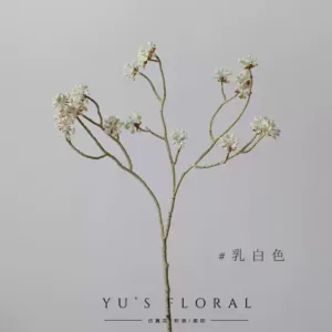 Artificial flowers, incense, artificial flowers, floral decorations, home-made model room furnishings, photography props, soft furnishings - milky