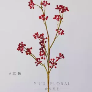 Simulated fruit ivy fruit elderberry blueberry color decorative flowers floral landscaping photography props soft furnishings - red