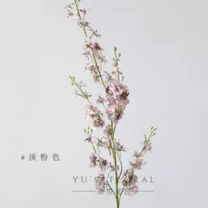 Simulated flowers, oncidium, dancing orchids, pink linear flowers, elegant soft furnishings, photography props, wedding arrangements - light pink