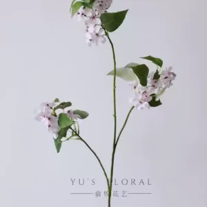 Simulated pear flowers, niche flowers, home decoration, floral landscaping, photography props, fake flowers, dynamic, light pink - light pink