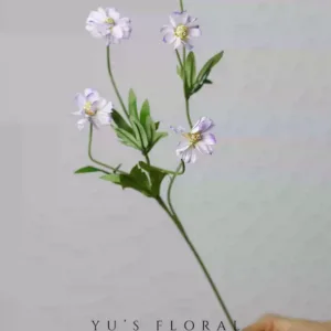 Artificial flower chrysanthemum, hand-tied autumn chrysanthemum, fresh white engagement arrangement, single artificial flower, photography props, wedding holder - Purple