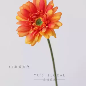 Simulated Flower Fulang Sunflower Africa Home Decoration Photography Props Soft Decoration Display Foreign Trade Excess Goods - Type B orange red