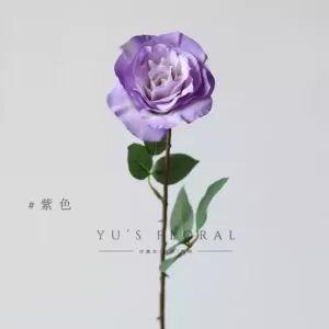 Artificial flowers, vanilla ice cream roses, home decoration, floral landscaping, space display, photography props - Purple