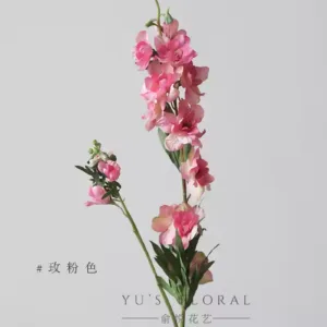 Simulated flower 2 large flying swallows multi-color single branch artificial flower indoor home decoration photography props space display artificial flowers - rose pink