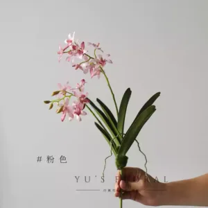 Artificial Flower Chidai Orchid Artificial Flower Orchid Display Home Decor Interior Photography Props Orchid Display - pink