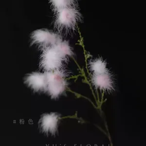 Artificial Flowers Moonlight White Artificial Feathers Landscaping Decoration Space Display Soft Decoration Flower Art Space Decoration - pink