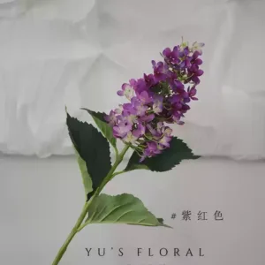 Artificial flowers, pagoda hydrangeas, photography props, home flower arrangements, single artificial flowers, soft landscaping, photography props - Purple red