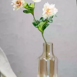 Artificial flowers, purple lotus, floral landscaping, single artificial flowers, spatial aesthetic display, home decoration, photography props - Champagne color single branch without bottle