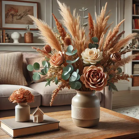 How to Style Dried and Faux Flowers Together for Year-Round Beauty